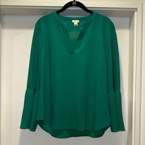 NWOT - JCREW Top with Bell Sleeves